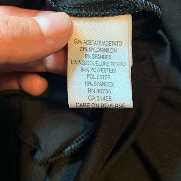 BCBG Maxarzia black midi dress. Size medium - Picture 4 of 12